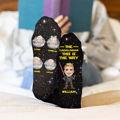 This Is The Way - Personalized Father Socks