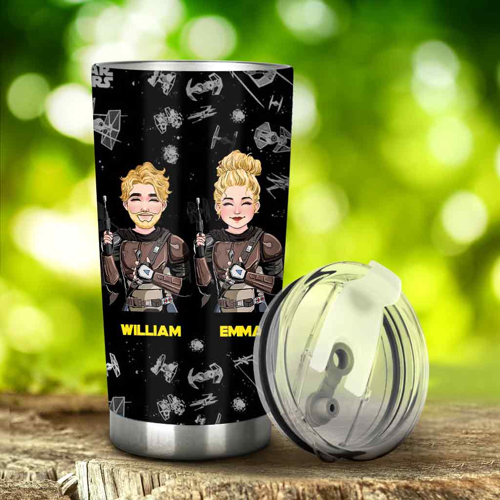 You & Me This Is The Way - Personalized The Force Tumbler