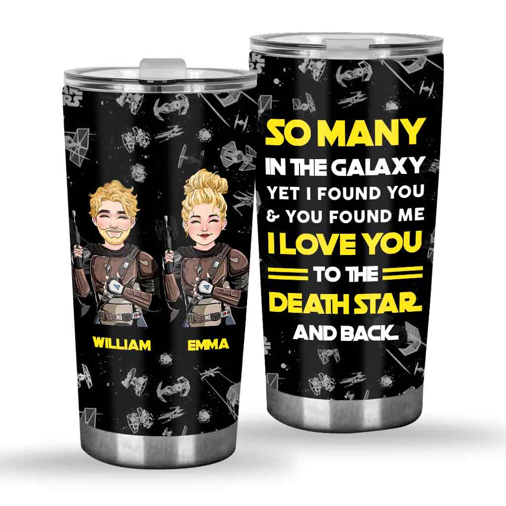 You & Me This Is The Way - Personalized The Force Tumbler