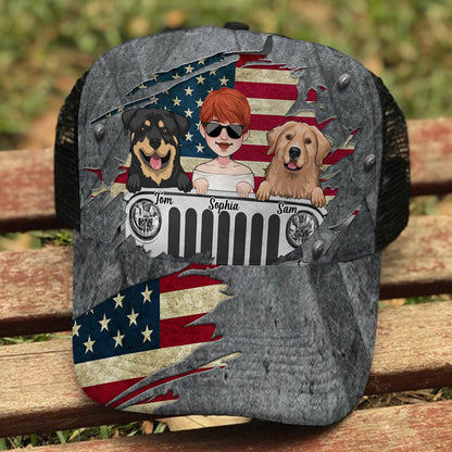 What A Beautiful Thing - Personalized Car Trucker Hat (Black Mesh)