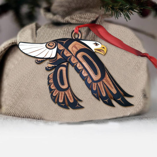 Indigenous - Christmas American Indian Ornament (Printed On Both Sides)