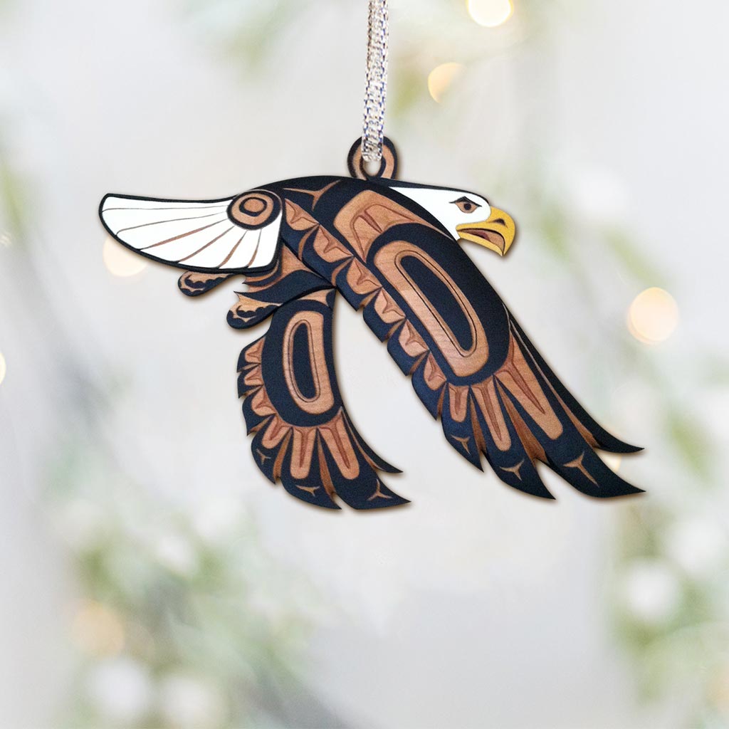 Indigenous - Christmas American Indian Ornament (Printed On Both Sides)