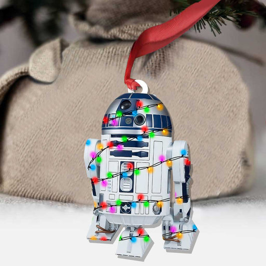 R2-D2 Droid - Christmas The Force Ornament (Printed On Both Sides)