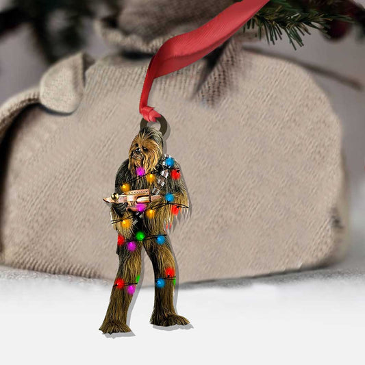 Chewbacca - Christmas The Force Ornament (Printed On Both Sides)