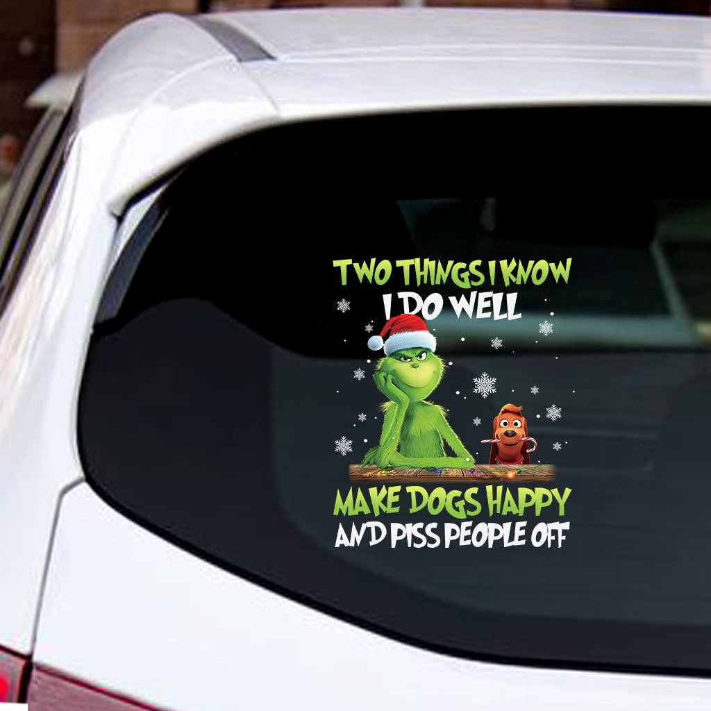 Two Things I Know - Stole Christmas Decal Full