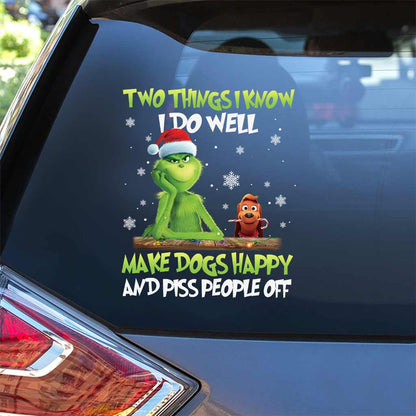 Two Things I Know - Stole Christmas Decal Full