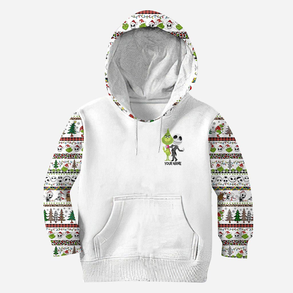 Merry Christmas - Personalized Christmas Stole Hoodie and Leggings