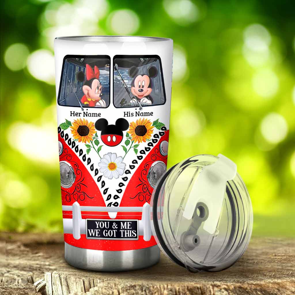 You & Me We Got This - Personalized Couple Mouse Tumbler