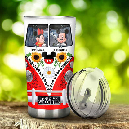 You & Me We Got This - Personalized Couple Mouse Tumbler