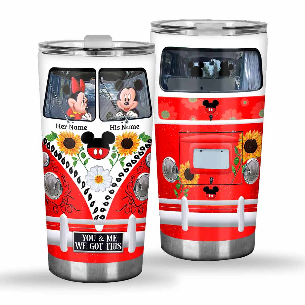 You & Me We Got This - Personalized Couple Mouse Tumbler