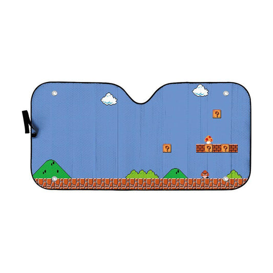 Classic Super Plumber Car Sunshade 0523