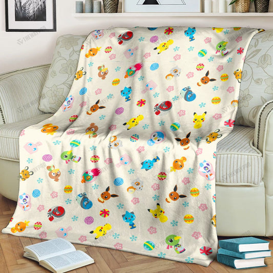 Cute Monsters Monster Trainer Blanket 0224