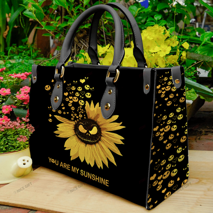 You Are My Sunshine Nightmare Leather Handbag 0523