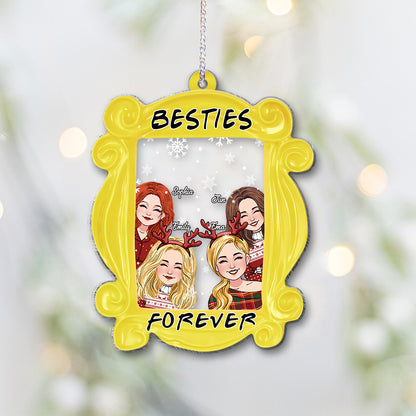 Besties Forever - Personalized Bestie One-sided Ornament