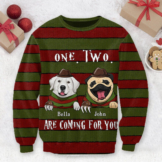 Coming For You - Personalized Dog Sweater