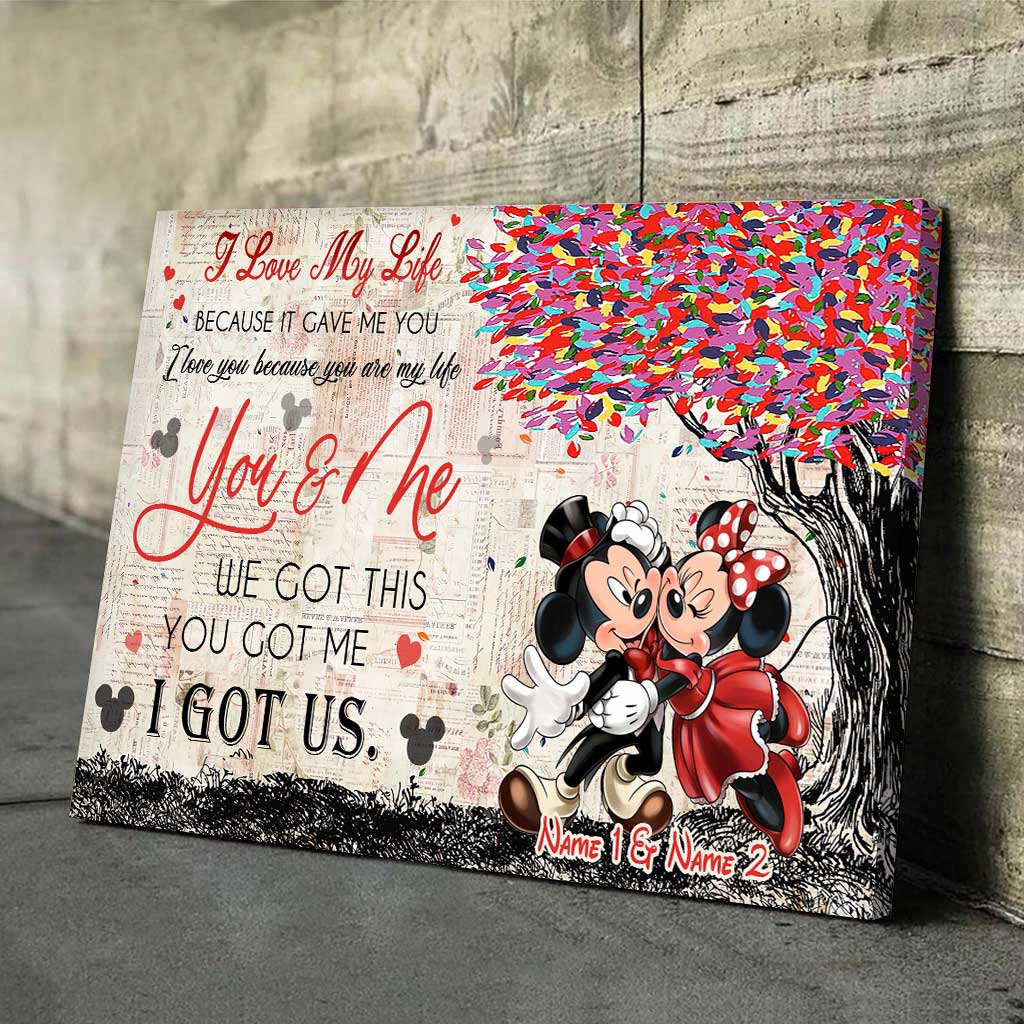 You Got Me We Got This - Personalized Couple Mouse Poster