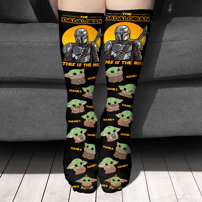 This Is The Way - Personalized Father's Day Father Socks