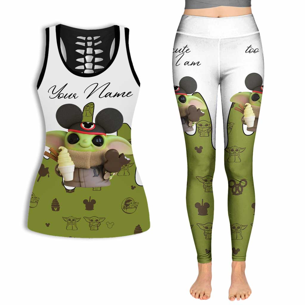 The Child - Personalized The Force Hollow Tank Top and Leggings