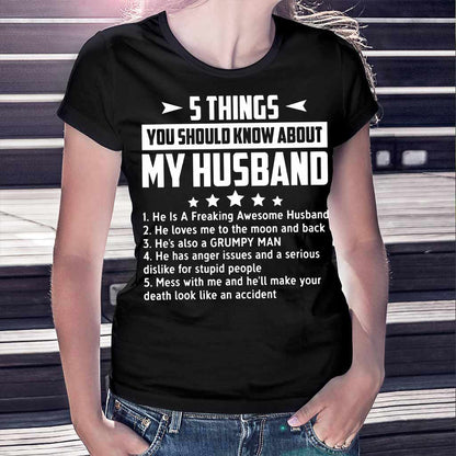 5 Things - Husband And Wife T-shirt And Hoodie 072021