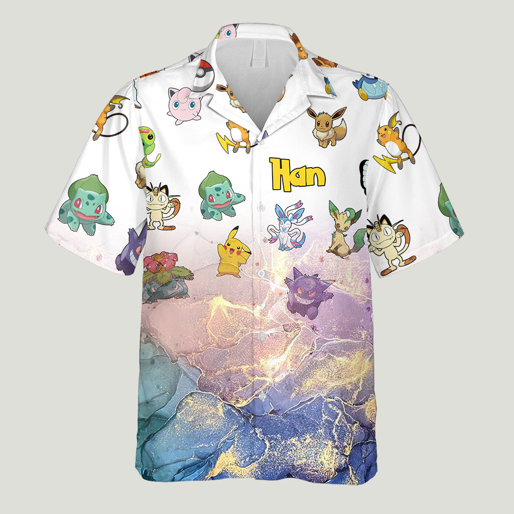 This Is What An Awesome Monster Trainer Looks Like - Personalized Monster Trainer Hawaiian Shirt