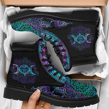 Witch Purple Moon All Season Boots