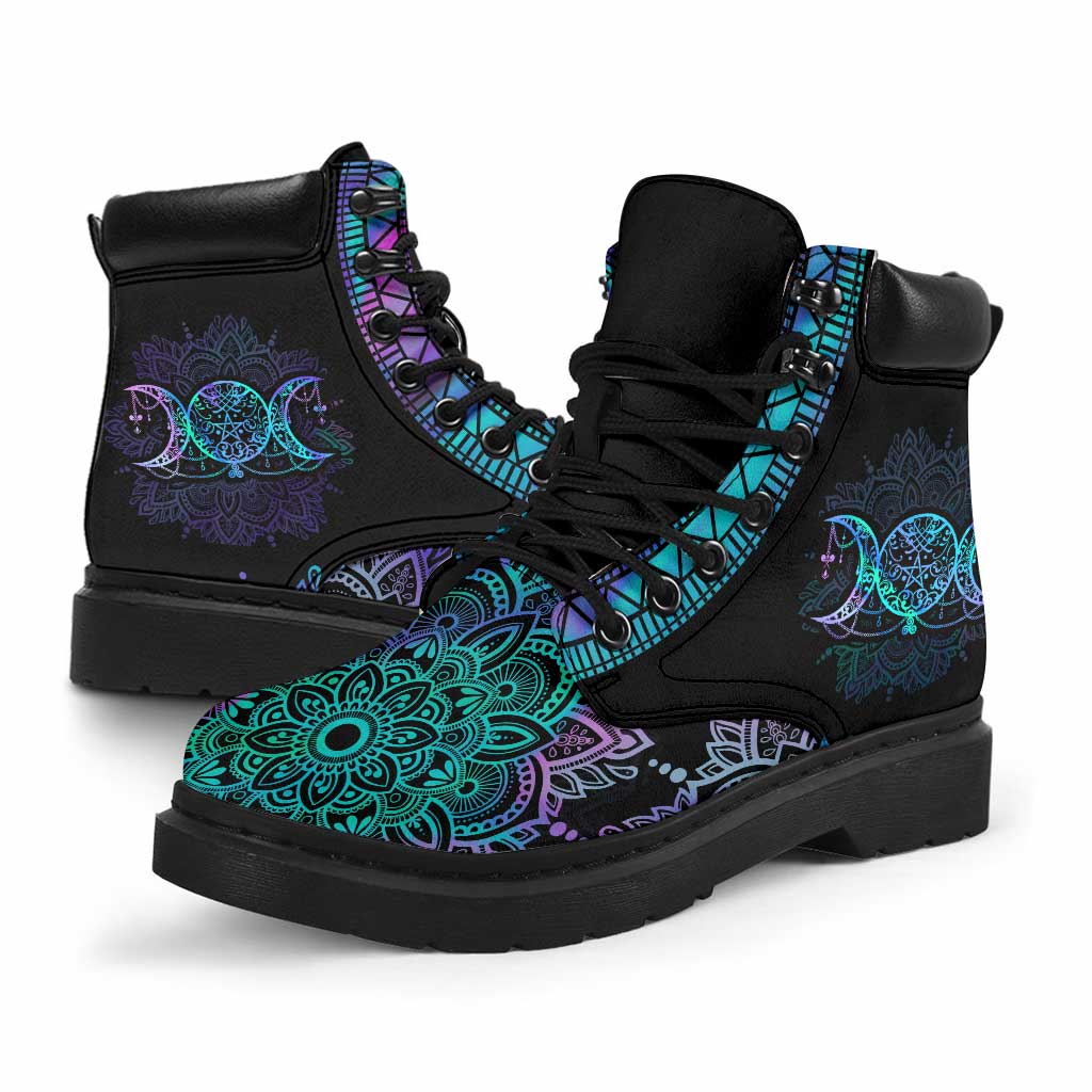 Witch Purple Moon All Season Boots