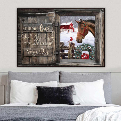 Those We Love Don't Go Away - Horse Poster