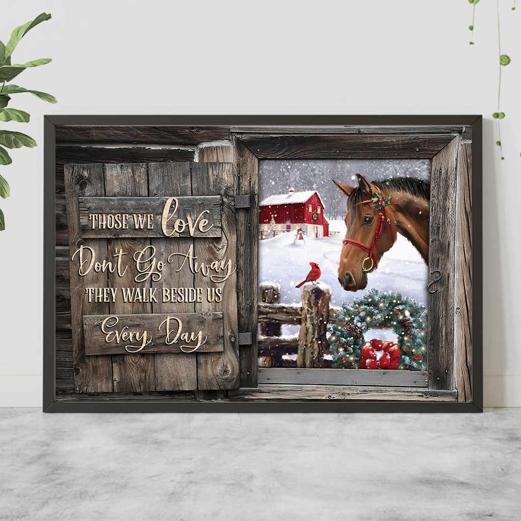 Those We Love Don't Go Away - Horse Poster