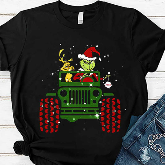 Christmas Jingle Car - T-shirt and Hoodie 1121