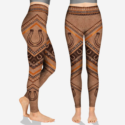 Wild Horse Tribal Pattern - Personalized Hoodie and Leggings