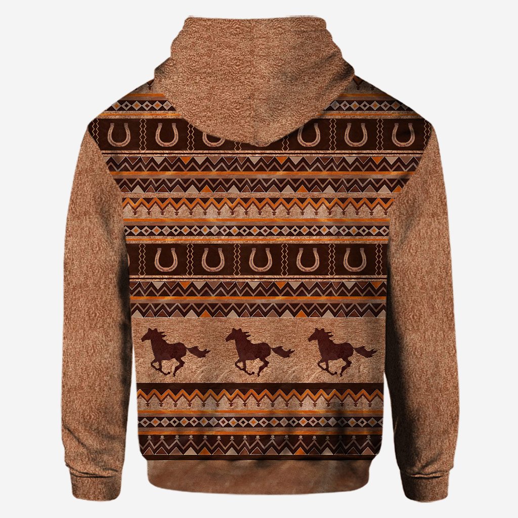 Wild Horse Tribal Pattern - Personalized Hoodie and Leggings