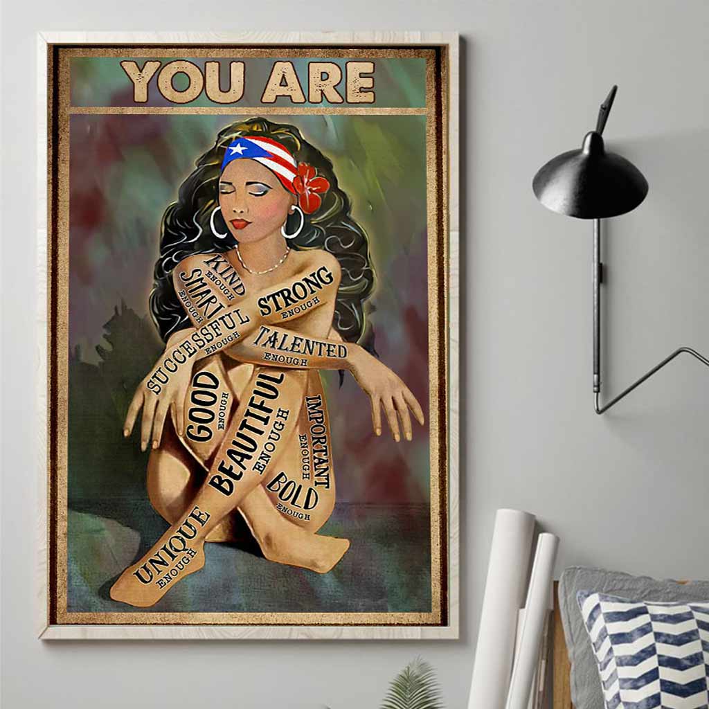 You Are Enough - Puerto Rican Poster