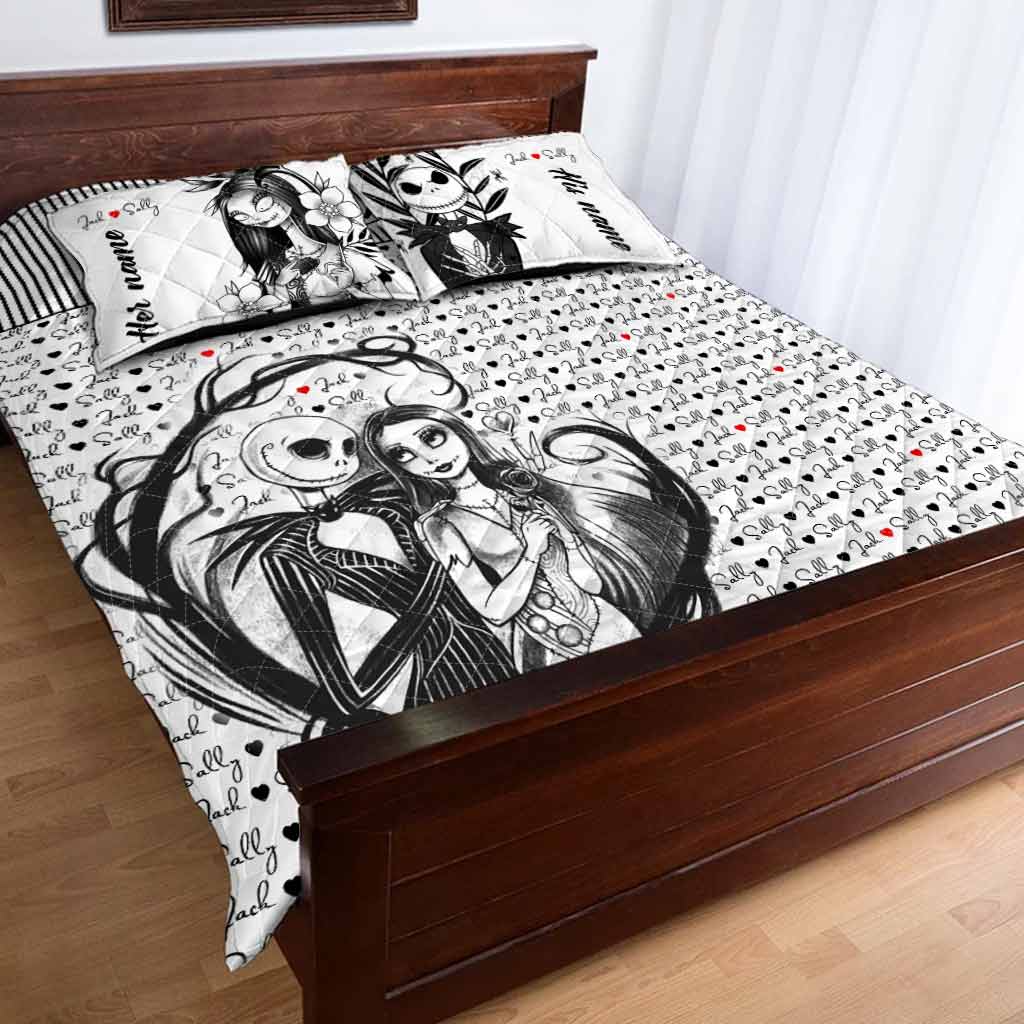 We're Simply Meant To Be - Personalized Nightmare Quilt Set