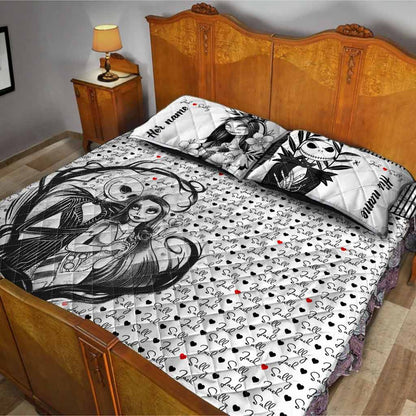 We're Simply Meant To Be - Personalized Nightmare Quilt Set