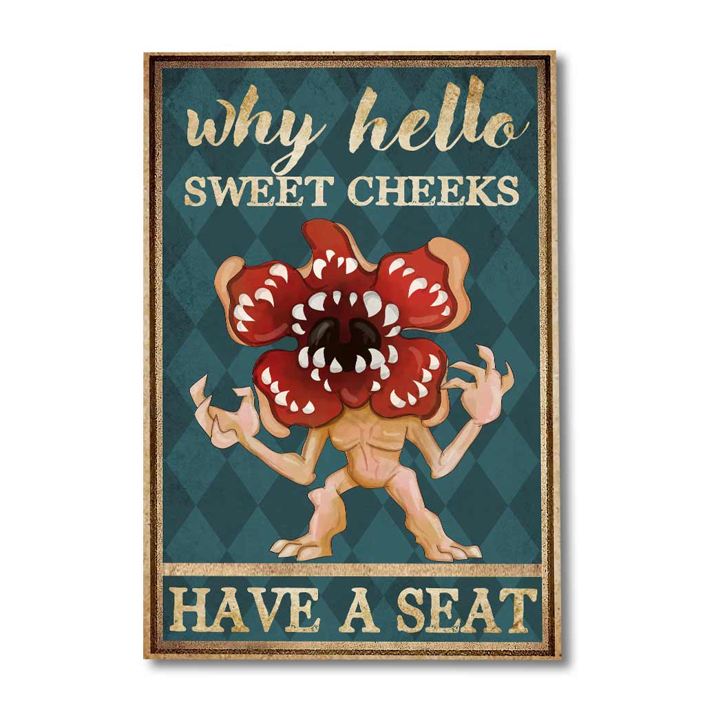 Why Hello Sweet Cheeks - Stranger Things Canvas And Poster