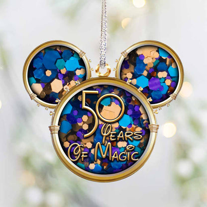 50 Years Of Magic - Mouse Ornament (Printed On Both Sides)