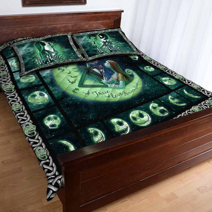 True Love Never Dies - Personalized Nightmare Quilt Set