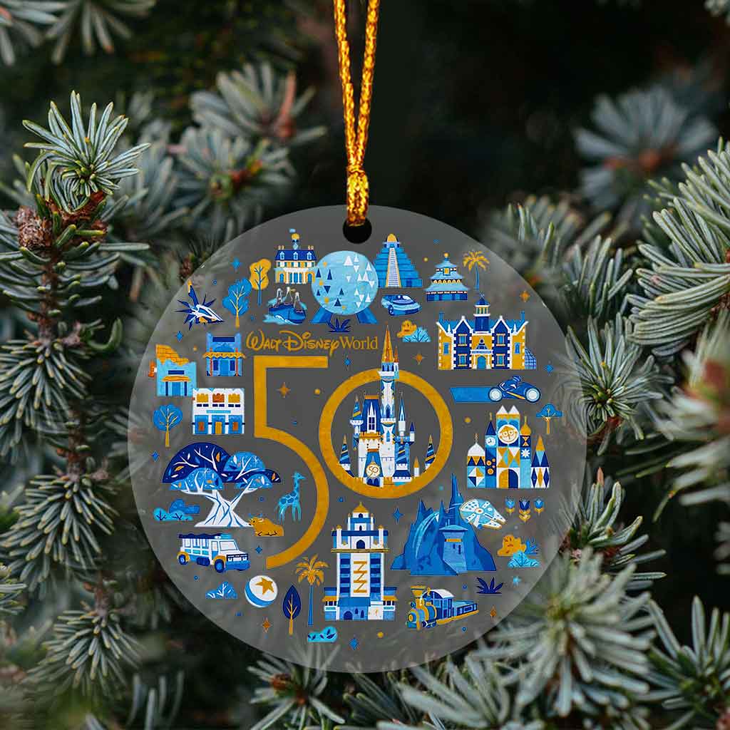 50th Anniversary - Mouse Transparent Ornament