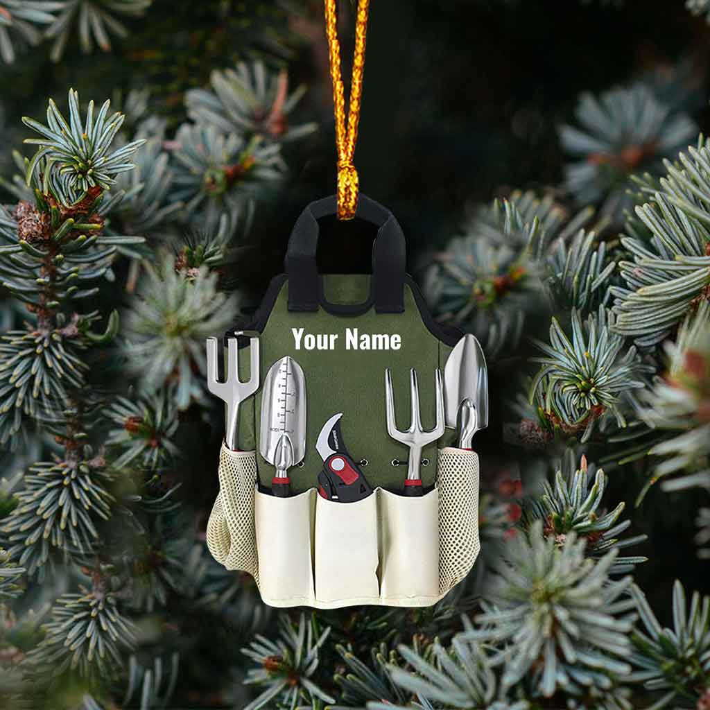 Gardening Tool - Personalized Ornament (Printed On Both Sides)