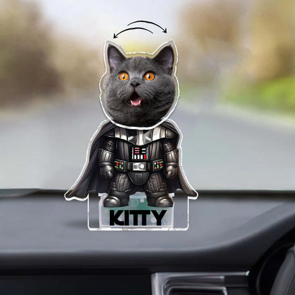 The Force Is Strong With This Cat Dog - Personalized Cat Custom Shaking Head