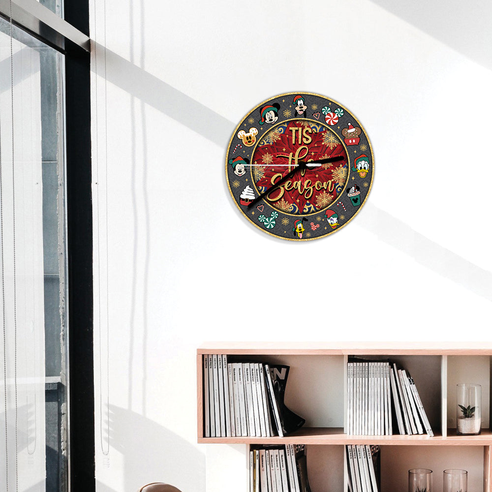 Tis' The Season - Mouse Wall Clock