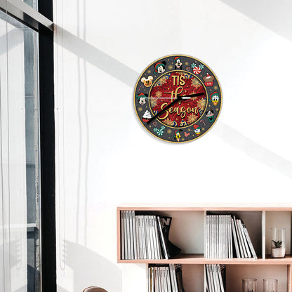 Tis' The Season - Mouse Wall Clock