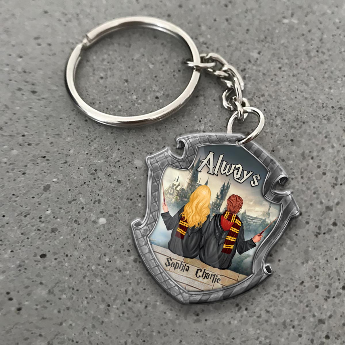 Always - Personalized The Magic World Keychain