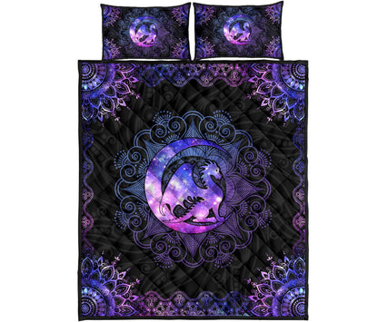 Cosmic Dragon Dragon Quilt Set 0622