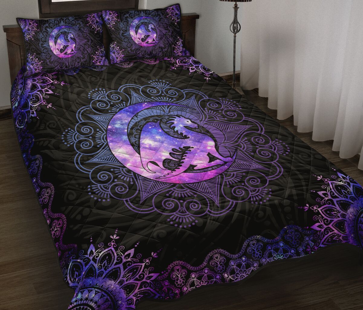 Cosmic Dragon Dragon Quilt Set 0622