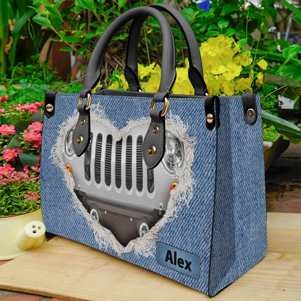 Wild Life - Personalized Car Leather Handbag