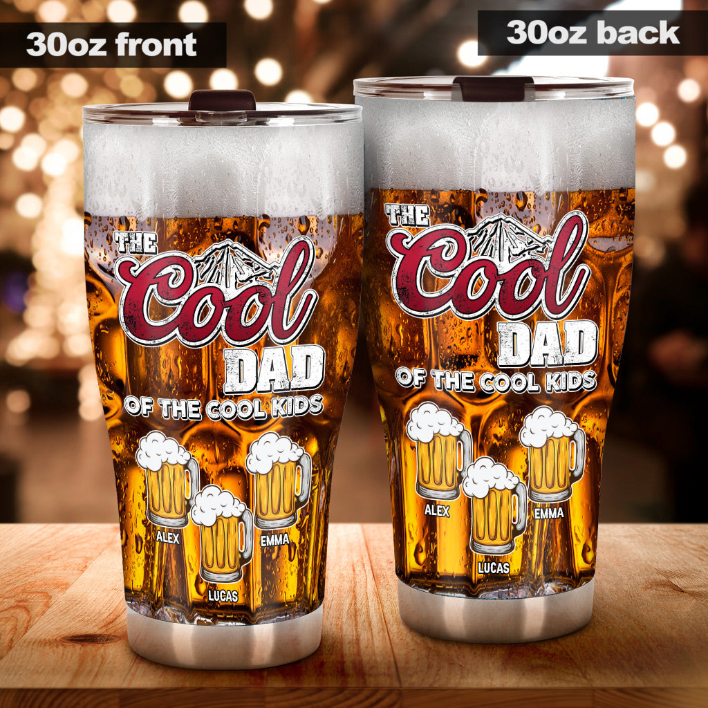 The Cool Dad - Personalized Father Tumbler