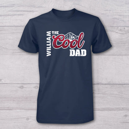 The Cool Dad - Personalized Father T-shirt And Baby Onesie