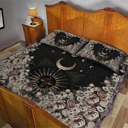 The Moon - Personalized Witch Quilt Set