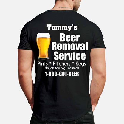 Beer Removal - Personalized T-shirt And Hoodie 0821